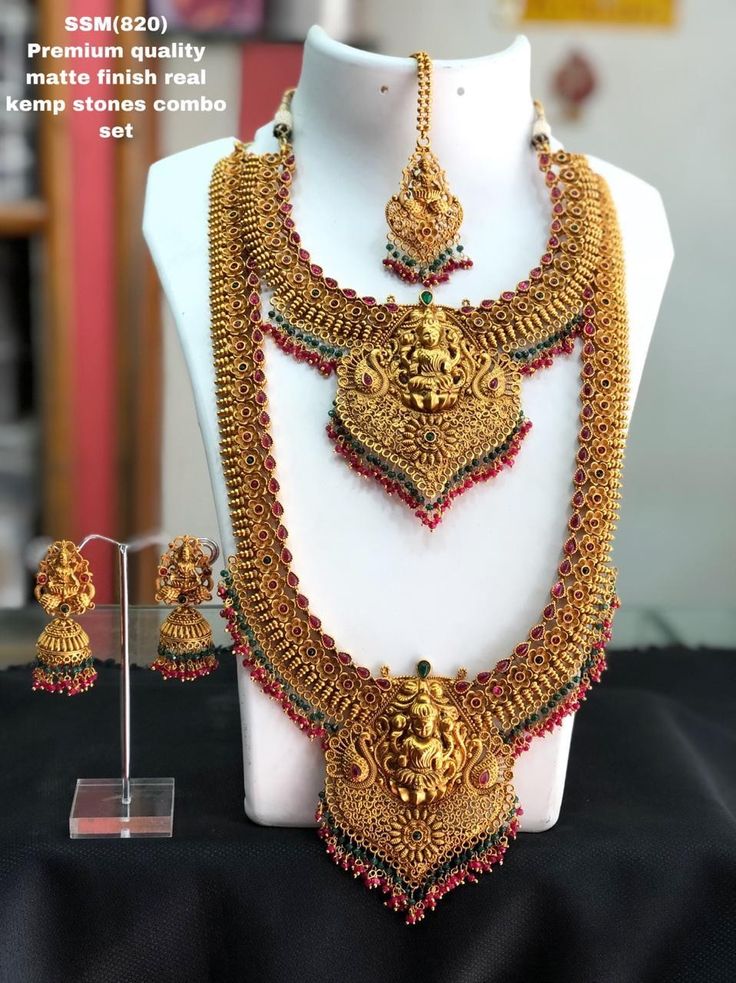 Alankar Designer Gold Plated Designer Necklace Set