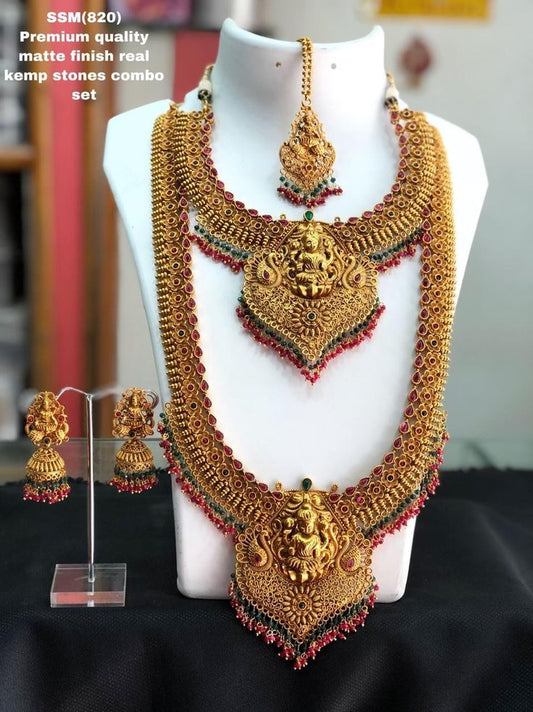 Alankar Designer Gold Plated Designer Necklace Set
