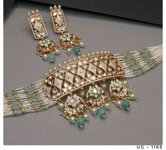Lady Look Special Kundan And Work Set